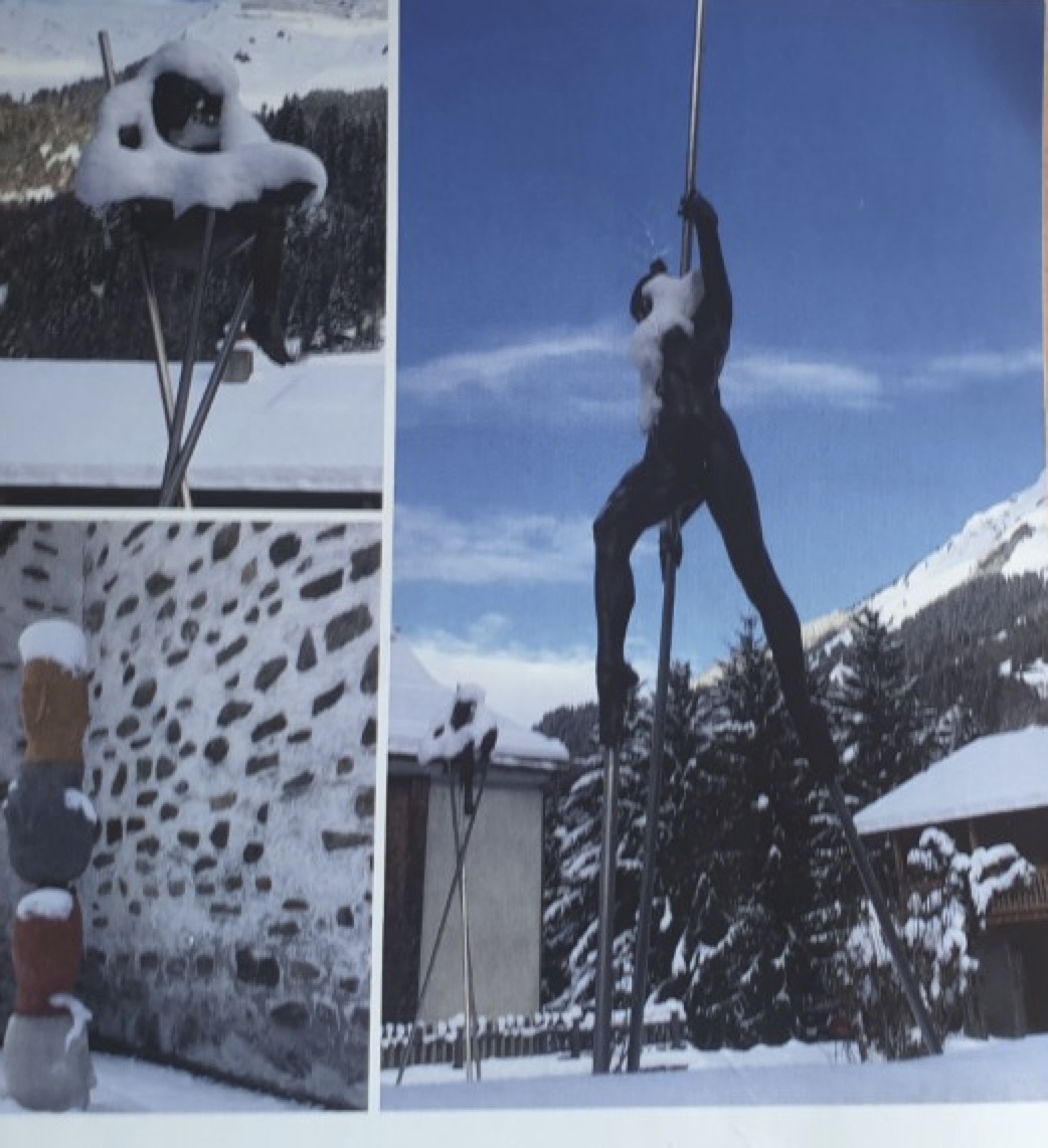 Aux Ormonts, deux expositions dans la veine d'Ailyos viennent égayer l'hiver...